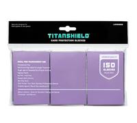 TitanShield Premium 150 fundas de tamaño estándar para juegos de mesa Trading Card Sleeves Deck Protector para Magic The Gathering MTG, colección de béisbol, Lorcana (lavanda)