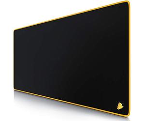 TITANWOLF - Alfombrilla de ratón de Gran tamaño 900 x 400mm - Mouse Pad Gaming XXL - Precisión y Velocidad en Juegos - Antideslizante, Resistente al Agua - Superficie de Tejido - Motivo Icon Yellow