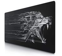 Titanwolf - Alfombrilla de ratón de gran tamaño para gaming, Titanwolf, 1200 x 600 mm, XXXL alfombrilla de ratón grande con diseño, tamaño grande mejora la precisión y la velocidad XXL, por ejemplo, para ratón Logitech y teclado