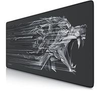TITANWOLF - XXL Alfombrilla para ratón 900 x 400 mm - Speed Gaming Mousepad - Mouse Pad para Ordenador - Base para Mesa Grandes Dimensiones - Diseño: Epsilon