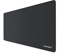 TITANWOLF - XXL Alfombrilla para ratón 900 x 400 mm - Speed Gaming Mousepad - Mouse Pad para Ordenador - Base para Mesa Grandes Dimensiones - Diseño Alpha