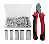 Tite De Herramientas De Apilamiento De - Pinza De Mano De Acero De Alto Carbono, Fiesta De Manga De Hebilla | Ficho De Terminal Con Cable Robusto, Herramienta De Corte De Mango No Deslizante Con