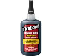 Titebond 8211 Jet Black pegamento instantáneo medio para carpintería, 57 g