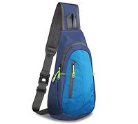 TITECOUGO Sling Bag Small Backpack for Men Women Shoulder Bags Gym Cross Body Running Rucksack Work Healthy Back Bag Chest Bags Crossbody Backpacks Daypack Camp Day Packs Sports Lightweight Navy Blue