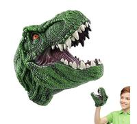 Títere De Dinosaurio - 19x16cm Flexible | Goma De Vinilo Marioneta Realista De 0.2kg, Use Este Títere De Mano para Contar Historias Y Jugar A Juegos De rol con Niños.