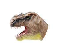 Títere de dinosaurio, títere de tiburón,Marionetas de mano de tiburón de cocodrilo de dibujos animados | Juguete de mano cabeza de animal de goma suave, juguetes de baño de playa y piscina para