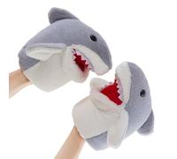 Títere de Mano de Tiburón | Juguete De Peluche Suave Con Apariencia Realista,Juguete de Títere de Mano Relleno de Tiburón | Para Familia Baño Piscina Teatro Escuela Sala De Juegos Guardería Inf