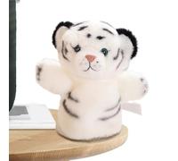 Títeres De Animales - Animal Hand Puppet | Dibujos Animados Tiger Plush Toys | Juguete De Peluche De Peluche De Tigres | Lindos Títeres De Juego De Roles | Small Tiger Doll Juego De Narración De Cuent
