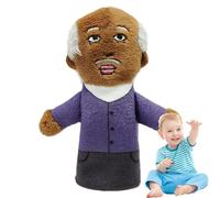 Títeres de Dedo de Peluche, Juguetes de marionetas de Dedo para - Dibujos animados negros que cuentan una historia de títeres de Dedo,Peluche Dedo Africano Abuelos Mamá Papá