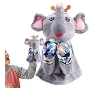 Títeres de Felpa, títeres de Animales,Kung Fu Boxing Animal Hand Puppet con Sonidos y acción | Toy Plush Plush Releged Educational Play Storytelling para el cumpleaños