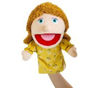 Títeres de Mano Familiares - Títeres de Peluche de Dibujos Animados para Niños, Juego de rol, Enseñanza en Jardín de Infancia, Teatro y Regalos de Cumpleaños, Títeress Guante con Móvil, 30cm