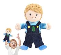 Títeres de Mano para niños - 11.8 in Accesorio para Teatro de Marionetas | La marioneta de la Familia de la Felpa Agradable a la Piel Juega la Fuerte sin Olor de la Mano para la cabecera