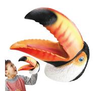 Títeres de Mano para,Títeres de Mano para - Títeres de Cabeza de Tucán, Juguete Animal - Marionetas de animales que cuentan historias, títeres de Mano Tucán Lindos, Juguetes de Juego