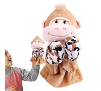 Títeres de Mano, títeres de Mano de Animales,Animal Hand Puppet con Sonidos y acción de Boxeo - Juego de Roles de narración de narraciones de Peluche de muñecas rellenas para niñas para niños