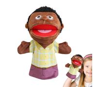 Títeres familiares, títeres familiares para | Marioneta de peluche narrativa | Marioneta de peluche suave para contar historias, espectáculos de teatro con móvil para niña