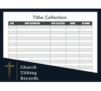Tithe Collection: Stewardship Ledger for Tracking Offering with Accountability and Integrity