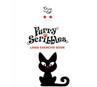 Titina the Cat Furry Scribbles Lined exercise book 12: A merry notebook for students, teachers and writers, for handwriting, composition, notes, ... Premium illustrated cover with Titina the Cat