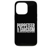Titiritero y Sarcasmo Funny Puppet Master Carcasa para iPhone 13 Pro