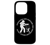 Titiritero y Sarcasmo Funny Puppet Master Carcasa para iPhone 14 Pro