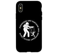 Titiritero y Sarcasmo Funny Puppet Master Carcasa para iPhone X/XS