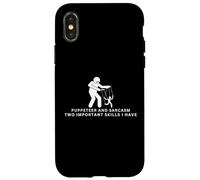 Titiritero y Sarcasmo Funny Puppet Master Carcasa para iPhone X/XS