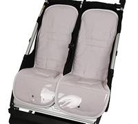 Tititnins® - Conjunto 2ud. Colchoneta Mountain Buggy Duet 3.0 MIL ROSA (Transpirable - Pies Plastificados)