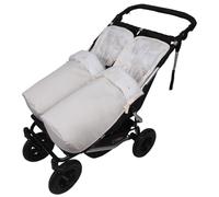 Tititnins® - Conjunto 2ud. Saco Silla para Baby Monster Easy Twin 4 | Gemelar | Desmontable con cremallera | Convertible en Colchoneta| ARIES 2C y Toile Cr