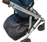 Tititnins© - Cubre Cesta para Uppababy Cruz V2 POLIPIEL NEGRA (Impermeable) - Gran volumen al no tener cremalleras