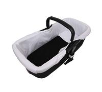 Tititnins® - Funda Capazo Goma para Bugaboo Fox 5 | Vestidura Cubre Cuco Bebé | Paredes Suelo Acolchado Transpirable 3D | 100% Algodón | NUBE BLANCO
