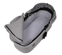 Tititnins® - Funda Capazo sin Vuelta para Joolz Hub+ Gris Melange - Acolchado Transpirable- (100% Algodón)