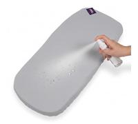 Tititnins® - Funda Colchón Capazo Impermeable para Stokke Trailz y Crusi BAMBULA GRIS MELANGE- Sabana Capazo Bajera Ajustable (100% Algodón)