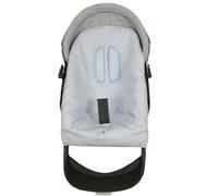 TititNins® - Funda Colchoneta Silla Stokke Xplory/Crusi/Trailz | PIQUE CELESTE.Celeste | Acolchado Transpirable | 100% Algodón STANDARD 100 by OEKO-TEX