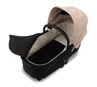 Tititnins Funda Cubre Capazo Velcro para Bugaboo Dragonfly BAMBULA Gris Melange | Algodón 100%