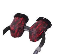Tititnins® - Manoplas Carro Bebe Silla Paseo Impermeables CAMU R.Polar Negro (**Polar Interior 260gr)