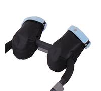 Tititnins® - Manoplas Carro Bebe Silla Paseo Impermeables NAPA NE.Polar Celeste (**Polar Interior 260gr)