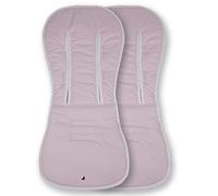 Tititnins® - Pack 2ud. Colchonetas para Bugaboo Donkey 5 KUKU ROSA - Acolchado Transpirable- (100% Algodón)
