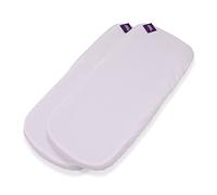 Tititnins® - Pack 2ud.Sabana Bajera Capazo para Joolz Hub 2 | Funda Colchón Protector Cuco Carrito Bebe | Pique Blanco | 100% Algodón Certificado Oeko-Tex® Organic Cotton