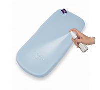 Tititnins® - Sabana Bajera Capazo Impermeable para Inglesina Aptica-Electa | Funda Colchón Protector Cuco Carrito Bebe | Pique Celeste | 100% Algodón Certificado Oeko-Tex® Organic Cotton