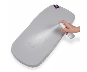 TititNins® - Sabana Bajera Capazo Impermeable para Nuna Triv Next Lytl | Funda Colchón Protector Cuco Carrito Bebe | BAMBULA Gris Melange | 100% Algodón Certificado Oeko-Tex® Organic Cotton