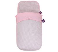 TititNins® - Saco Capazo Bebé Verano para Bugaboo Fox 5 | Arrullo Cuco Recien Nacido | Relleno Extraible | Cremalleras Laterales | 100% Algodón OEKO-TEX® | KUKU GR + Rosa/Rosa