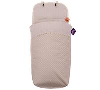 TititNins® - Saco Capazo Bebé Verano para Bugaboo Fox 5 | Arrullo Cuco Recien Nacido | Relleno Extraible | Cremalleras Laterales | 100% Algodón OEKO-TEX® | KUKU CRUDO + Mil Crudo/Crudo