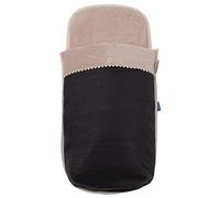 TititNins® - Saco Capazo Invierno para Bugaboo Bee 6 ARIES NEGRO.Velour Crudo (**Interior Tejido Polar)