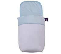 TititNins® - Saco Capazo Invierno para Bugaboo Bee 6 MIL CELESTE. Velour Celeste (**Interior Tejido Polar)