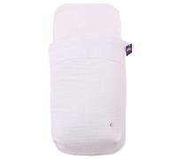 Tititnins© - Saco Capazo Verano Bugaboo Buffalo VOILE BLCO.Blanco/Nervio -Relleno extraible-