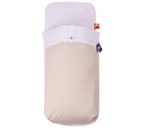 Tititnins© - Saco Capazo Verano Mountain Buggy Duet 3.0/2.5 KUKU CRUDO.Pique Blanco/Blanco (Carrycot Plus) -Relleno extraible-