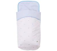 Tititnins© - Saco Capazo Verano para Bugaboo Bee 6 PIQUE TOPO CE.Pique Celeste/Celeste -Relleno extraible-