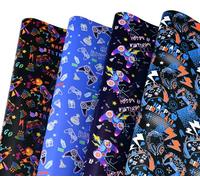 Titiweet Papel de regalo de cumpleaños para niños y niñas, 6 hojas grandes de papel de regalo de videojuegos para amantes de los juegos, 39.4 x 27.6 pulgadas por hoja (juegos)