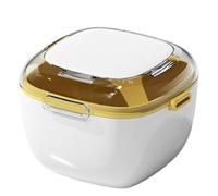 Title 1: Denture Bath Case, Denture Cleaning Cup with Strainer Basket, Retainer Container for Mouth Guard, Convenient Denture Bath Cup with Lid, Ideal for Home, Office, and Travel Use