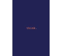 title.: A Minimalist Midnight Blue Notebook for Notes, Ideas, and Inspiration | College Ruled Hardcover