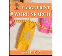 Title Adult Word Search Large Print: 90s Culture: Large print word search for Adults and Seniors